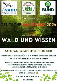 Deutsche Waldtage Thema